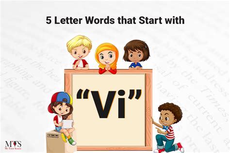 5 Letter Words That Start With Vi