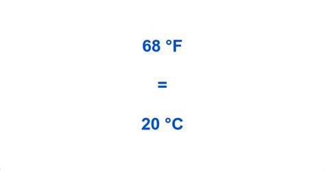 68 F Is What In Celsius