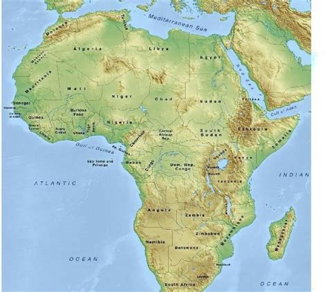 Africa Is Separated From Europe By The