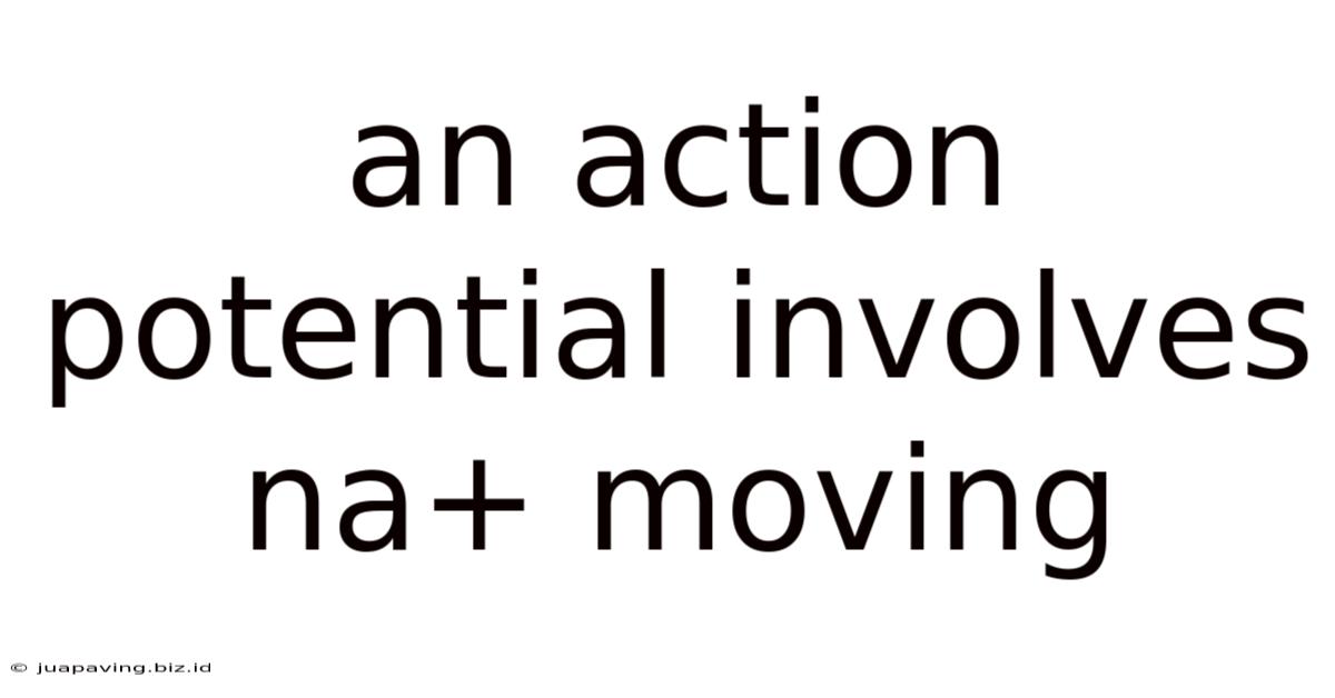 An Action Potential Involves Na+ Moving