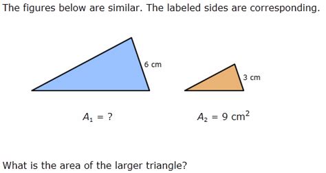 Area And Perimeter Of Similar Figures