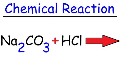 Balanced Equation For Sodium Carbonate And Hydrochloric Acid