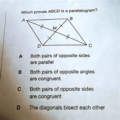 Both Pairs Of Opposite Sides Are Parallel