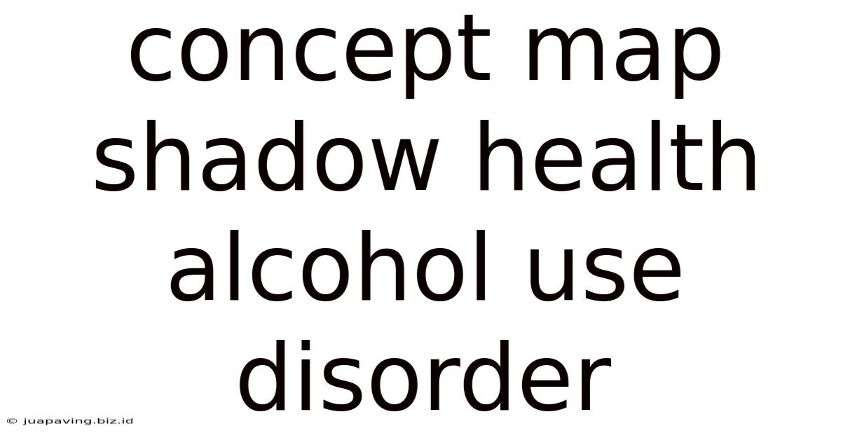 Concept Map Shadow Health Alcohol Use Disorder