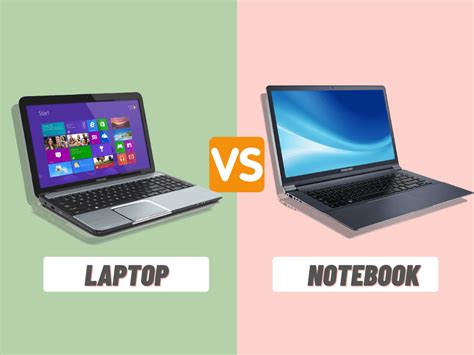 Difference Between Laptop And Notebook Computer