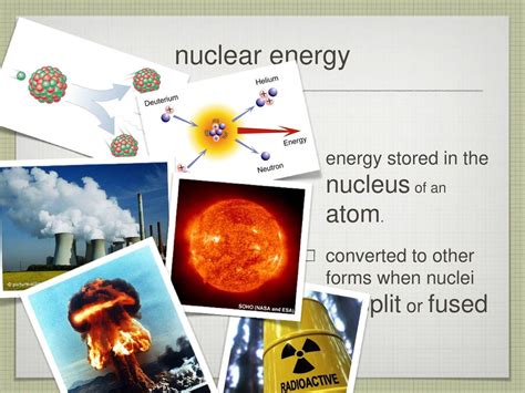 Energy Stored In The Nuclei Of Atoms