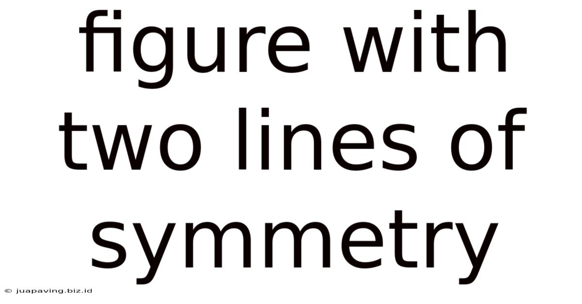 Figure With Two Lines Of Symmetry