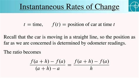 Find The Instantaneous Rate Of Change