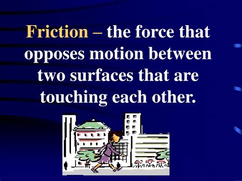 Force That Opposes Motion Between Two Surfaces