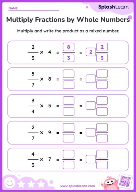 Fraction As A Product Of A Whole Number