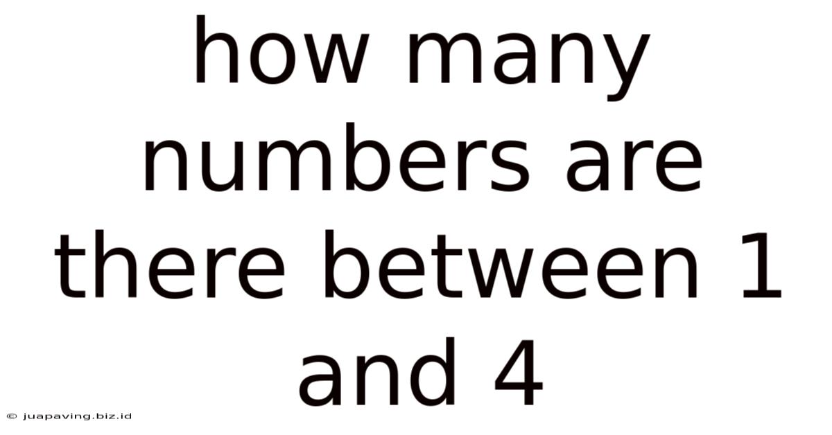 How Many Numbers Are There Between 1 And 4