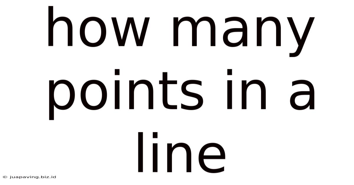 How Many Points In A Line