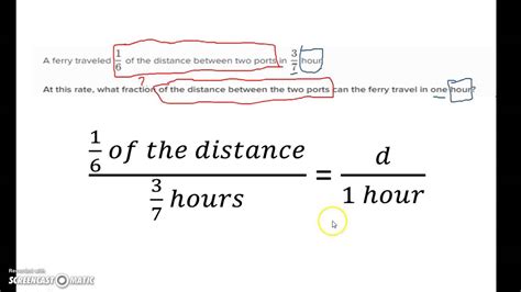 How To Find A Unit Rate With Fractions