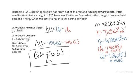 How To Find Change In Potential Energy