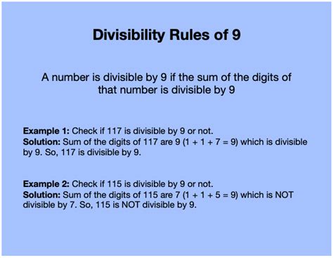 How To Know If A Number Is Divisible By 9