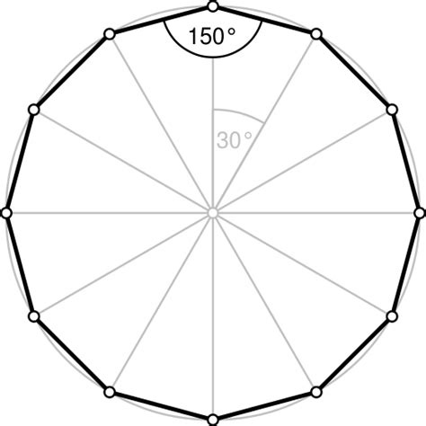 Interior Angle Of A 12 Sided Polygon