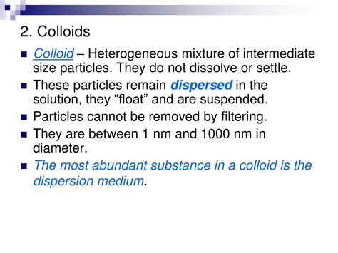 Is A Colloid Homogeneous Or Heterogeneous