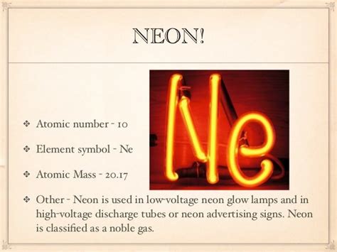 Is Neon A Metal Or Nonmetal