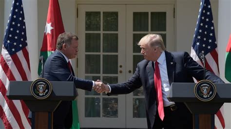 King Abdullah Rejects Trump's Palestine Deal