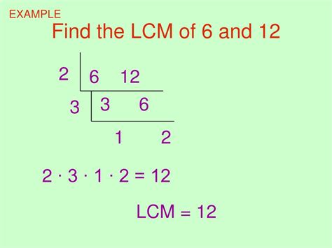 Lcm Of 12 9 And 6