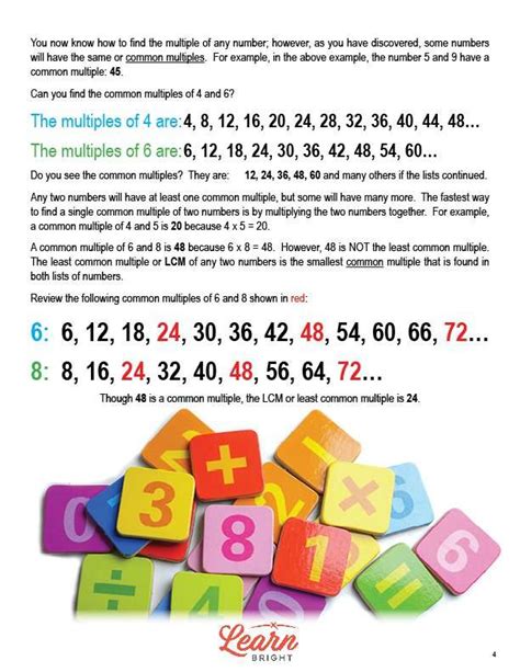 Least Common Multiple Of 3 4 And 8