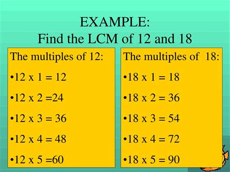 Lowest Common Multiple Of 12 And 21