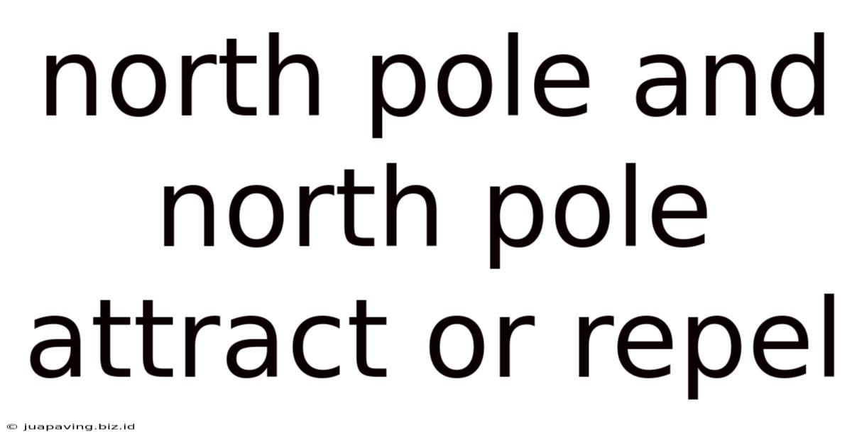 North Pole And North Pole Attract Or Repel