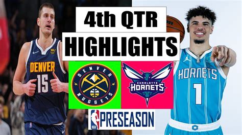 Nuggets Edge Out Hornets In Fourth Quarter