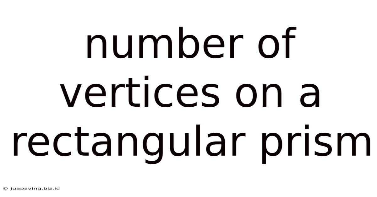 Number Of Vertices On A Rectangular Prism