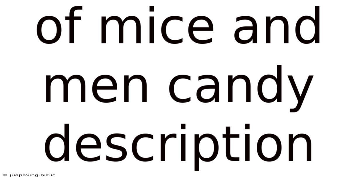 Of Mice And Men Candy Description