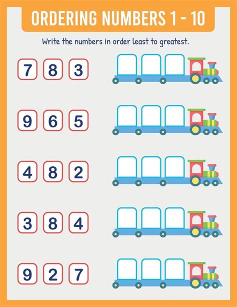 Order Numbers From Least To Greatest