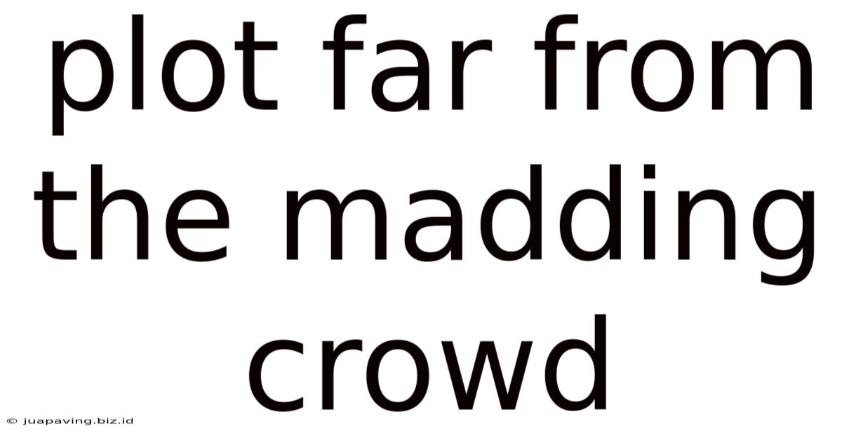 Plot Far From The Madding Crowd
