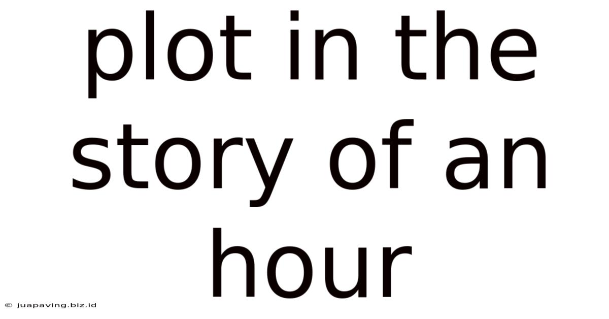 Plot In The Story Of An Hour
