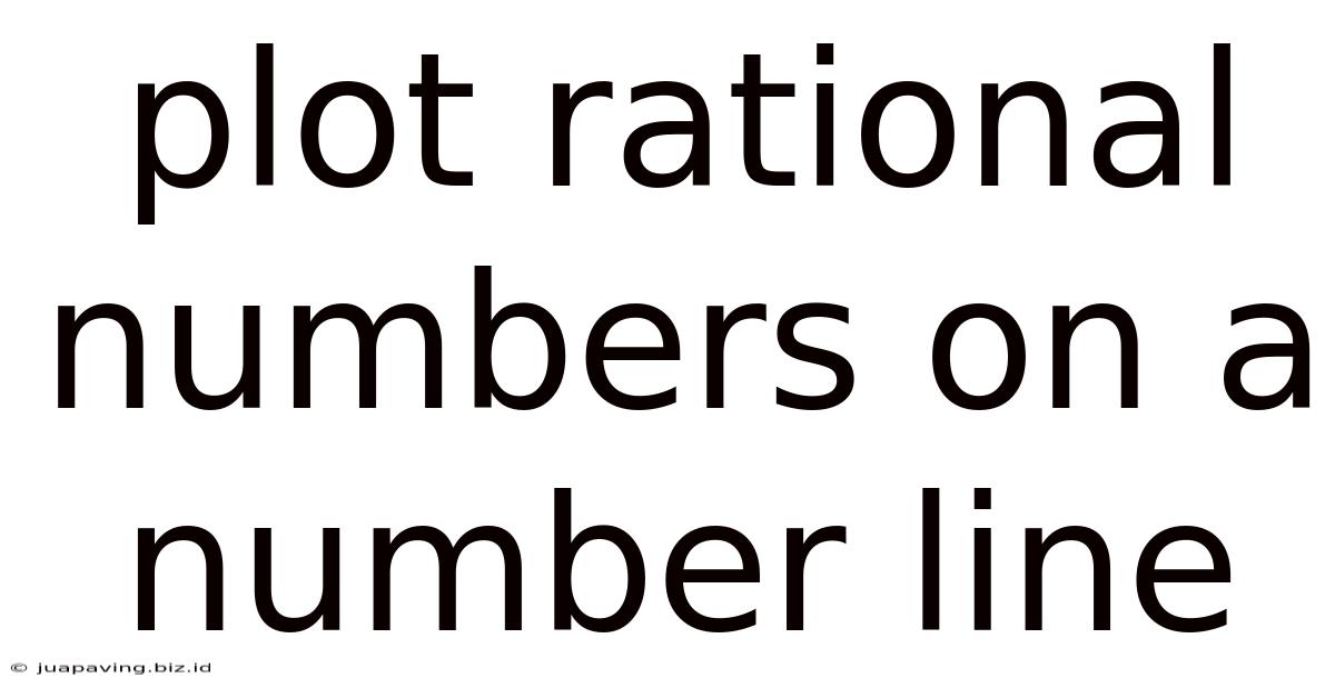 Plot Rational Numbers On A Number Line