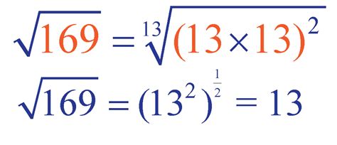 Simplify The Square Root Of 169