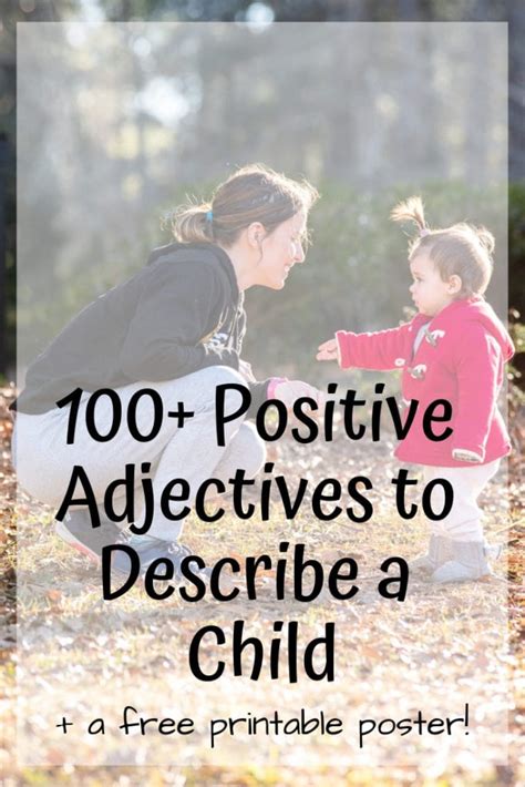 Six Words To Describe Your Child