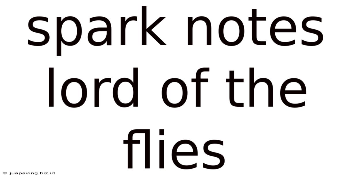 Spark Notes Lord Of The Flies