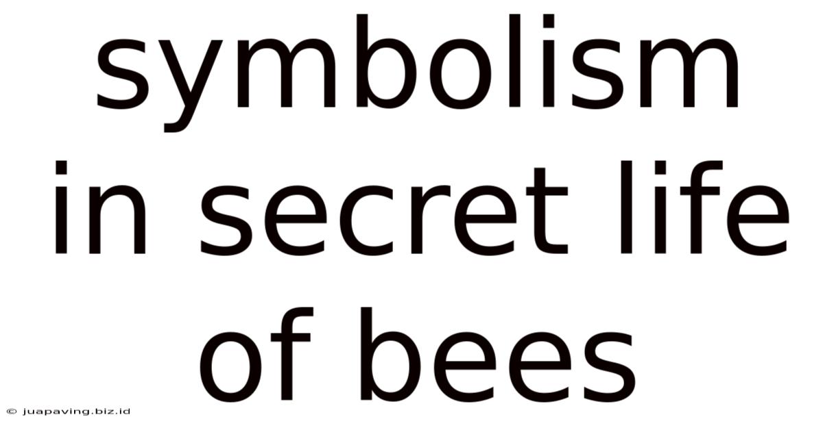 Symbolism In Secret Life Of Bees