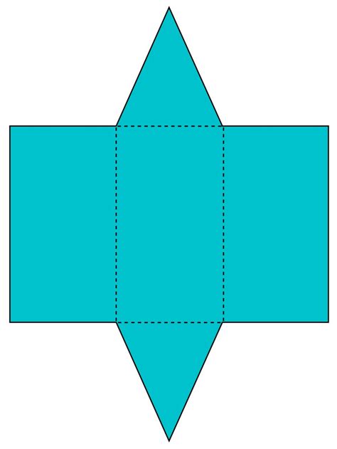 The Net For A Triangular Prism