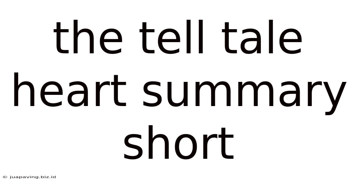 The Tell Tale Heart Summary Short