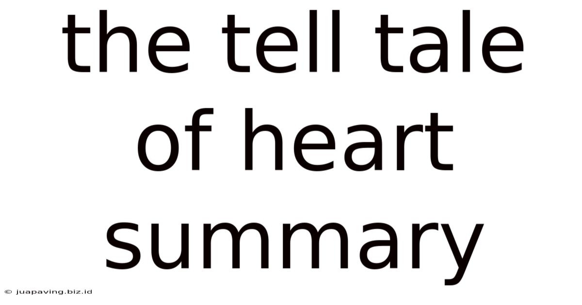 The Tell Tale Of Heart Summary