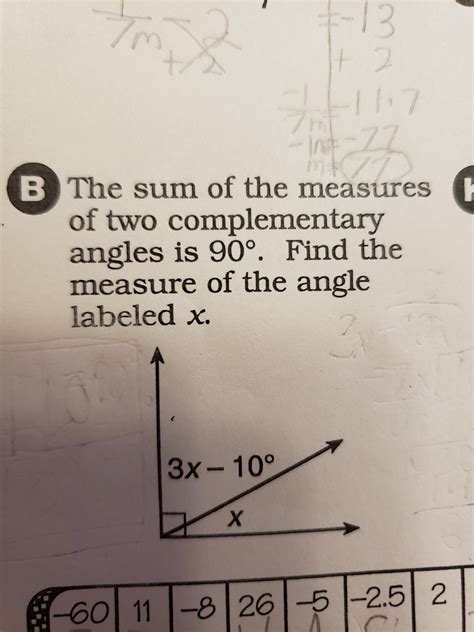 Two Angles Whose Measure Have A Sum Of 90 Degrees