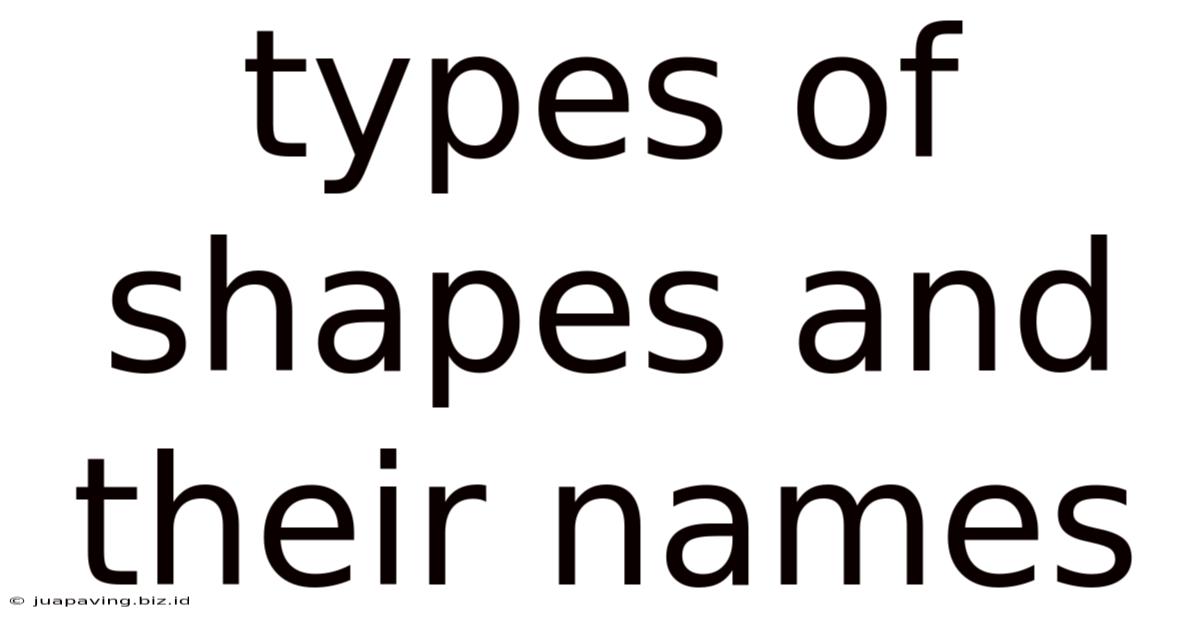 Types Of Shapes And Their Names