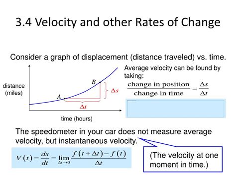 Velocity Is The Rate Of Change Of