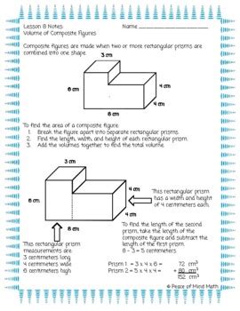 Volume Of Composite Figures 5th Grade