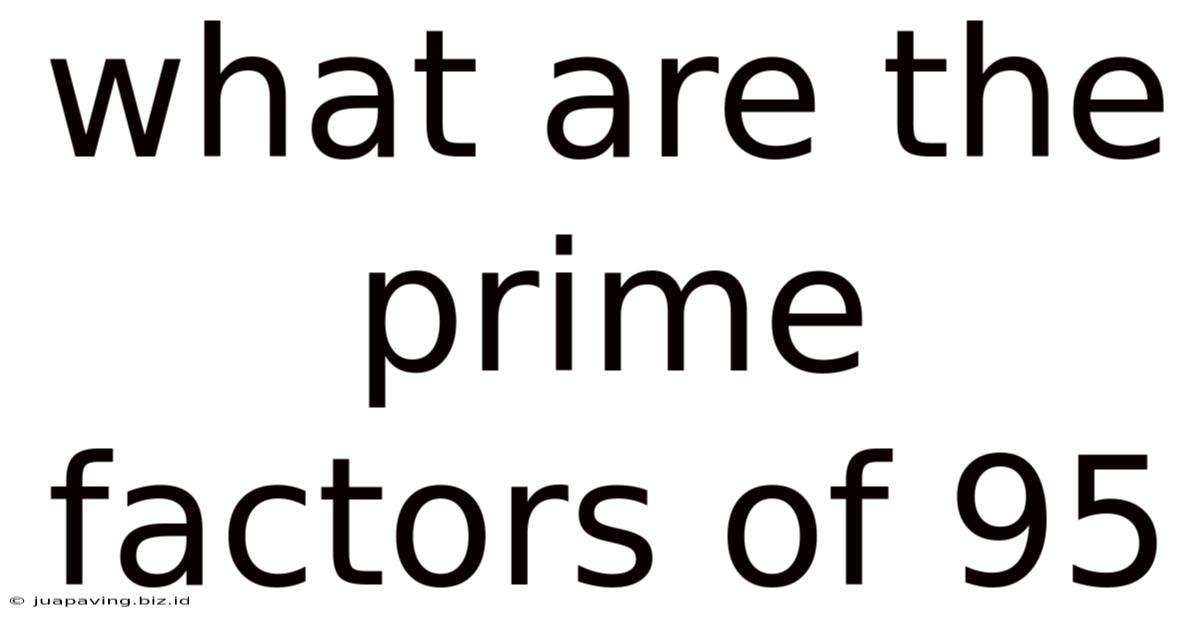 What Are The Prime Factors Of 95