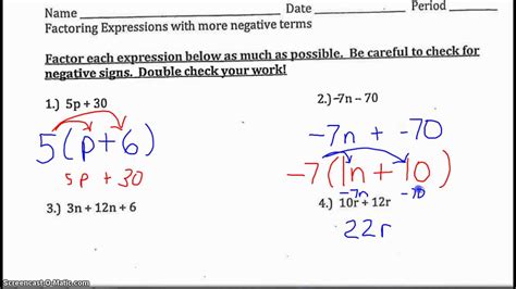 What Does It Mean To Factor An Expression