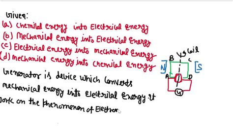 What Energy Transformation Occurs In A Generator