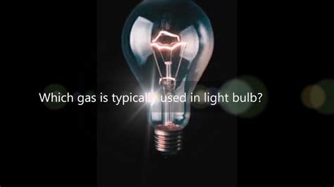 What Gas Is In Light Bulbs