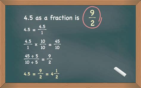 What Is 4.5 As A Fraction